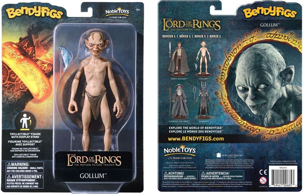 The Lord of the Rings Gollum Bendyfig