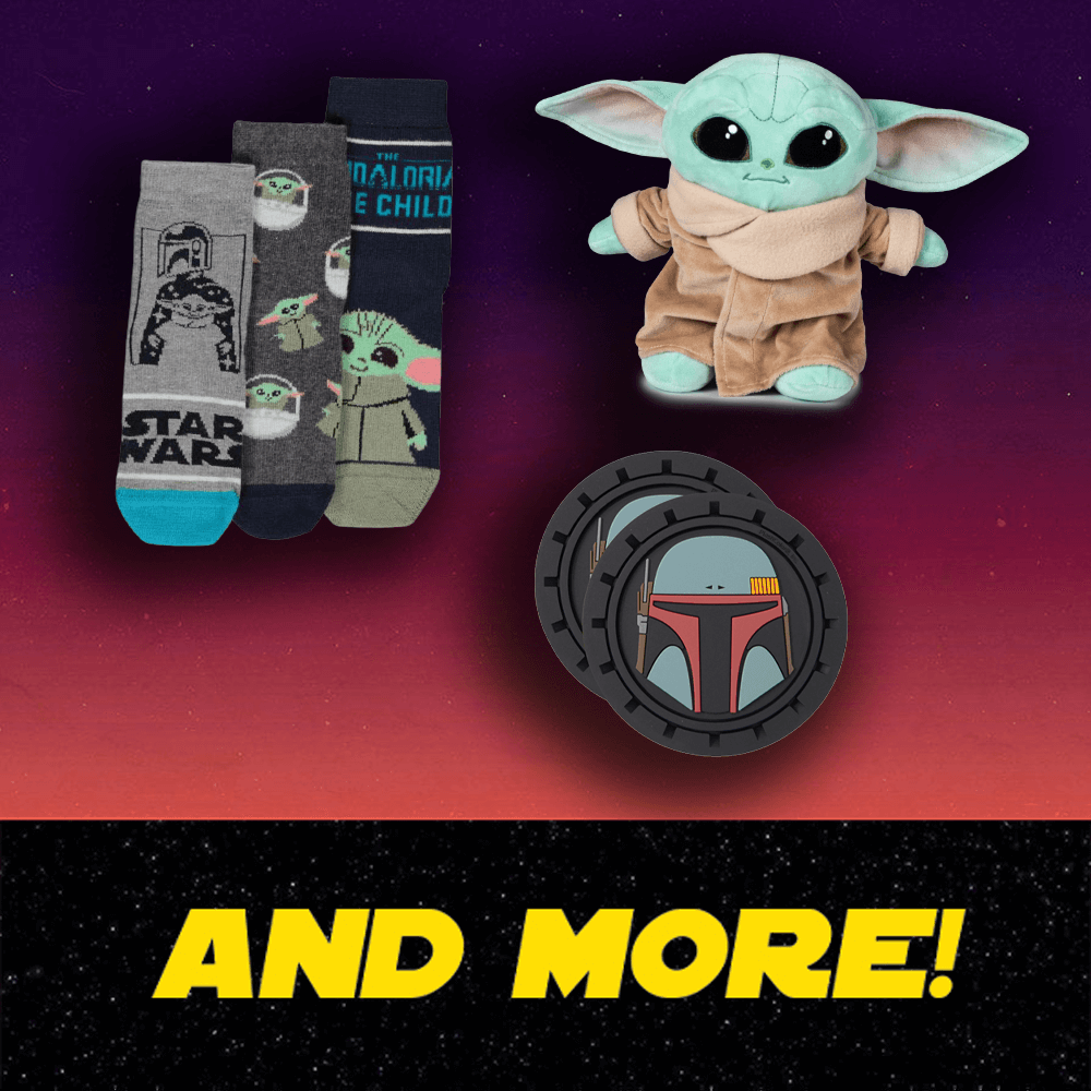 star wars loot crate - star wars socks, coasters