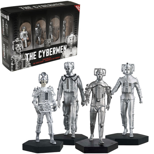 Doctor Who The Cybermen Evolution Figurine Box Set