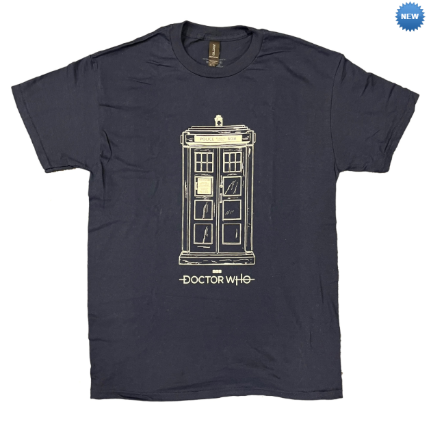 Doctor Who TARDIS Sketch T-Shirt