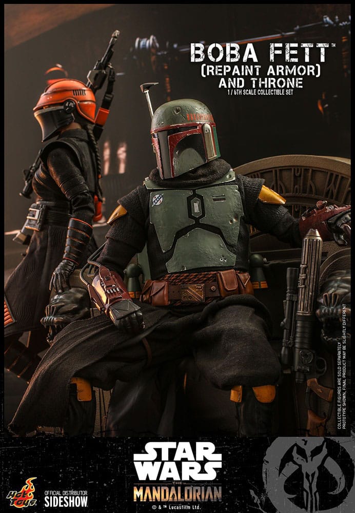 Star Wars: The Mandalorian Boba Fett (Repaint Armor) 1/6 Scale Figure Special Edition (30 cm)