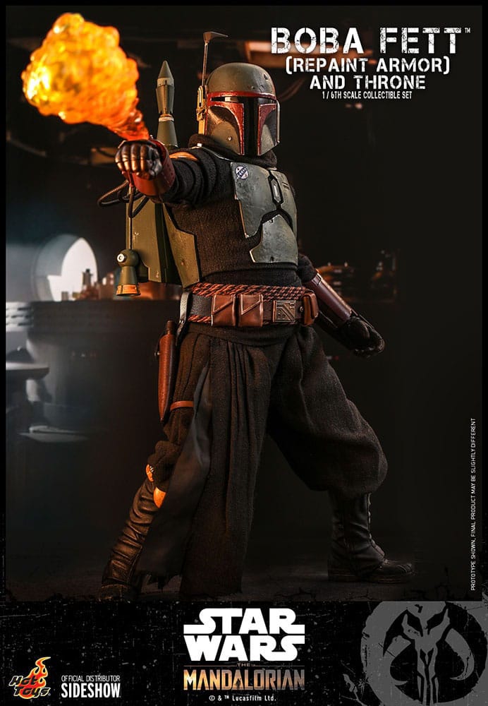 Star Wars: The Mandalorian Boba Fett (Repaint Armor) 1/6 Scale Figure Special Edition (30 cm)