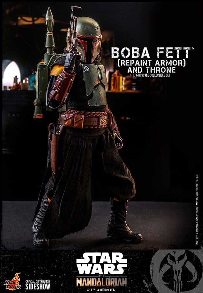 Star Wars: The Mandalorian Boba Fett (Repaint Armor) 1/6 Scale Figure Special Edition (30 cm)