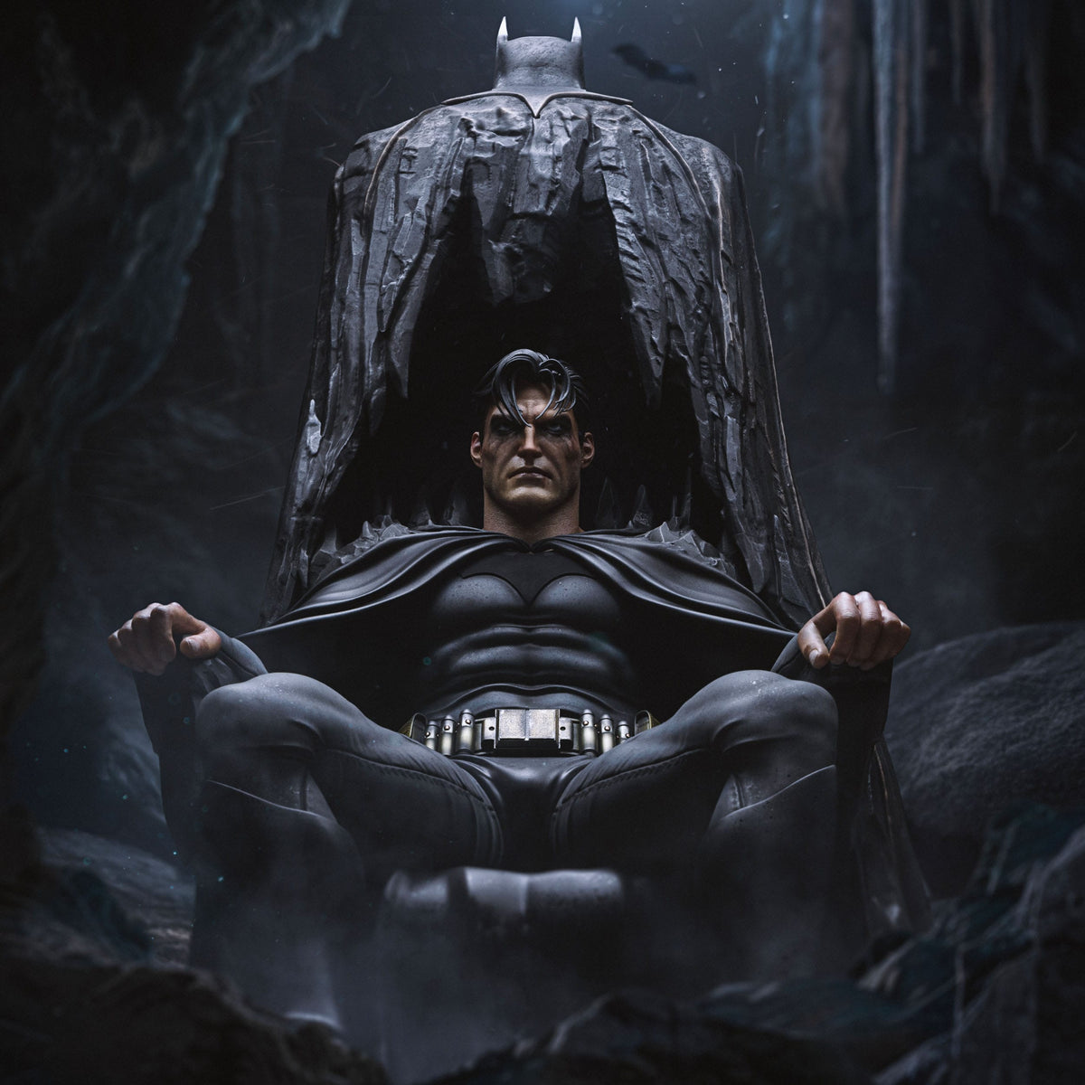 DC Comics Batman & Bruce Wayne 1/4 Legacy Replica Statue (79 cm)