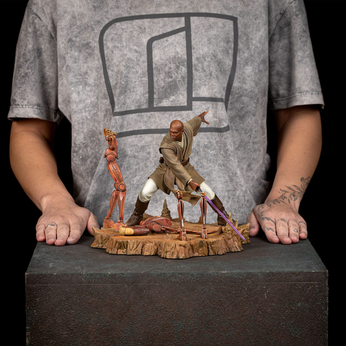 Star Wars Mace Windu 1/10 Art Scale Statue (18 cm)