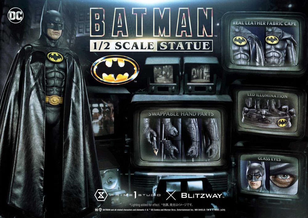 Batman 1989 Museum Masterline 1/2 Scale Statue (106 cm)