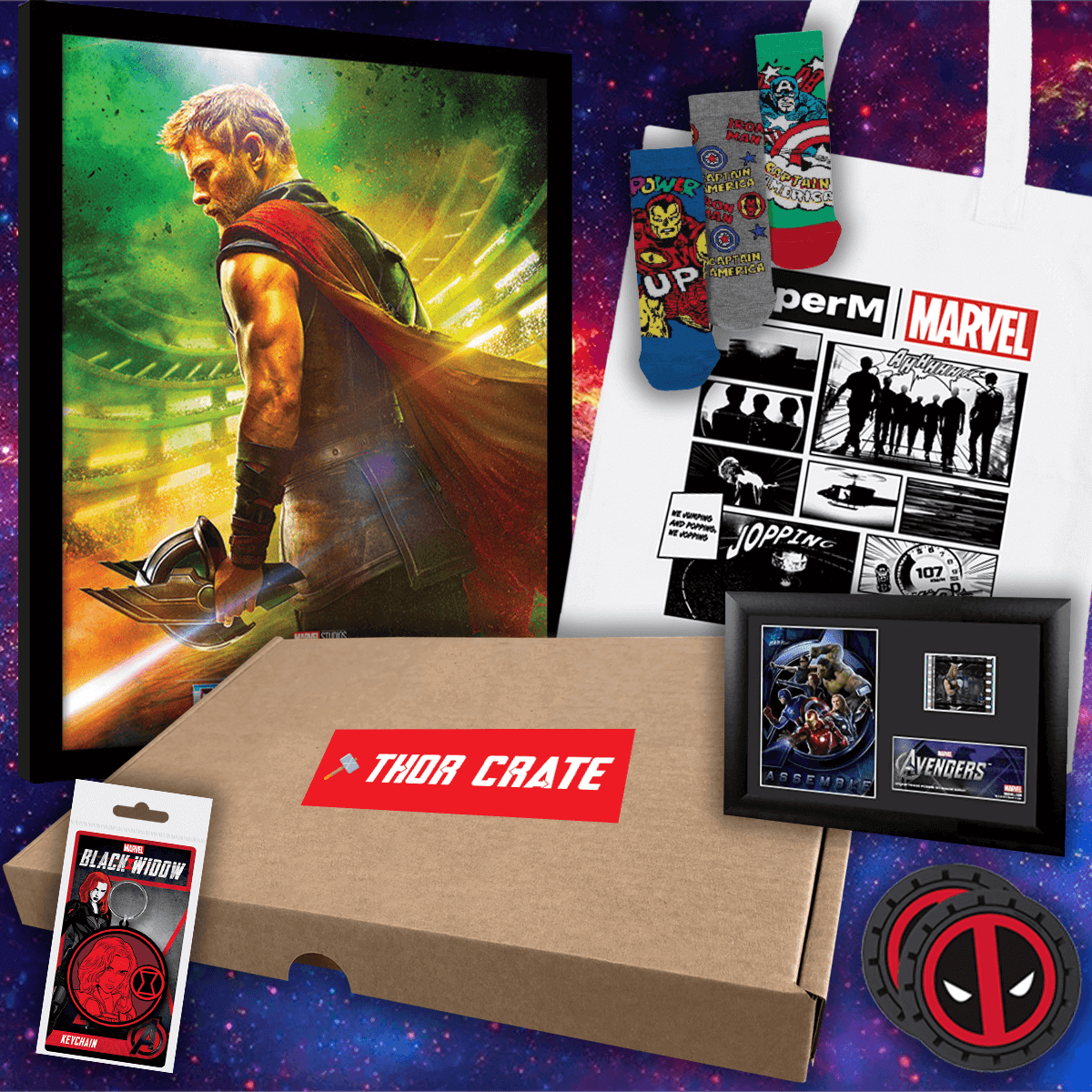 Gift for Marvel Fans | Avengers Mystery Box – Smugglers Crate